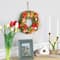 12.5" Mixed Floral Artificial Wooden Spring Wreath